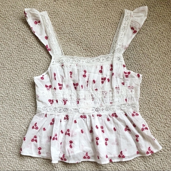 Free People Beautiful Fleurs Top - Picture 5 of 8